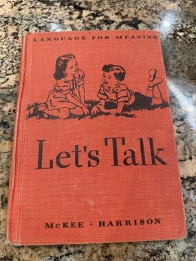 Let’s Talk Hardcover Book - Red Cloth Cover